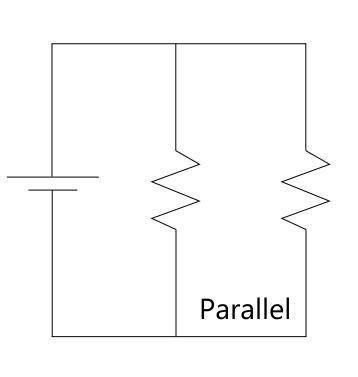 What are the common elements that make up series and parallel circuits , and how are circuits diagra