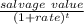 \frac{salvage\ value}{(1+rate)^t}