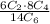 \frac{ 6 C_{2 } \cdot 8 C_{4}}{14 C_{6}}