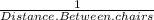 \frac{1}{Distance.Between.chairs}