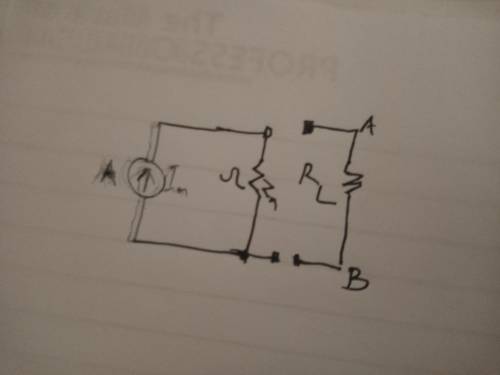 Anorton ac equivalent circuit always consists of  (a) an equivalent ac current source in series with