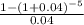 \frac{1-(1+0.04)^{-5} }{0.04}