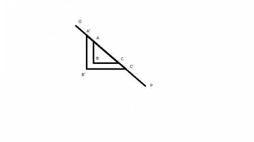 For any line, if you draw two right triangles using the line as the hypotenuse, can the triangles be