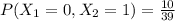 P(X_1=0,X_2=1)=\frac{10}{39}