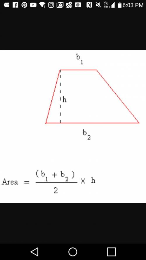 How do you find the area of a trapezoid