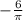 -\frac{6}{\pi}