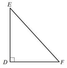 Which angle in def has the largest measure ?