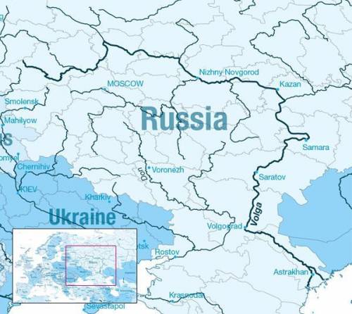 What river carries almost half of russia’s river traffic?