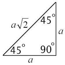 If a 45-45-90 triangle has a leg length of 7, find the length of the hypotenuse