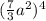 (\frac{7}{3} a^2)^4