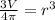 \frac{3V}{4 \pi} = r^3