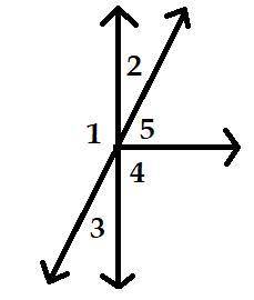 Draw 5 angles so that ∟2 and ∟3 are acute vertical angles,∟ 1 and ∟2 are supplementary , ∟2 and ∟5 a
