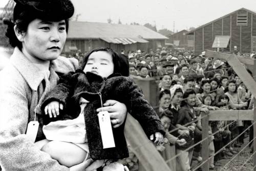 How were japanese-americans treated during wwll?  a) the japanese, along with germans and italians,