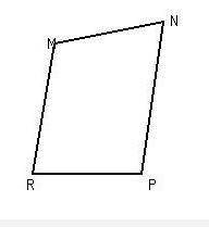 Quadrilateral aceg ≅ quadrilateral nmrp which statement is true?  (the lines actually go above the l