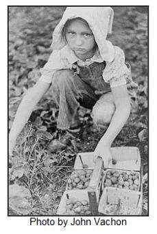 This photo shows a young worker during the great depression. (picture here) how could this photo bes
