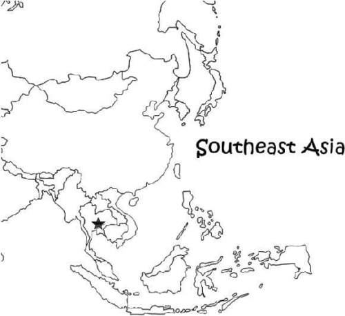 On the map of southeast asia, the star is marking which of the following countries? a)in