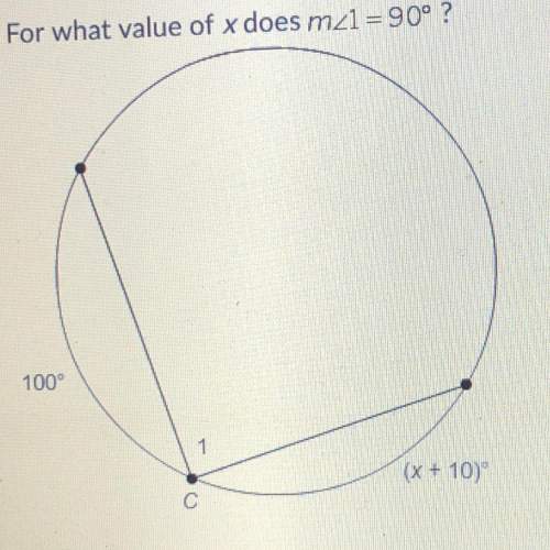 For what value of x does mz1 = 90° ? 100° x + 10)