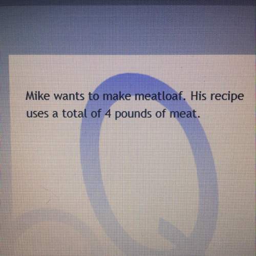 If he uses a 3 to 1 ratio of beef to pork, how much pork will he use? enter your answer as a mixed