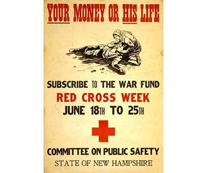 Study the poster created by the new hampshire committee on public safety during world war i.which pe