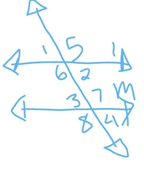Using the figure below, select the two pairs of alternate interior angles.a: point 1 and point 4 b :