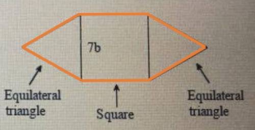 Write an algebraic expression that represents the perimeter of the figure shown. (simplify your answ