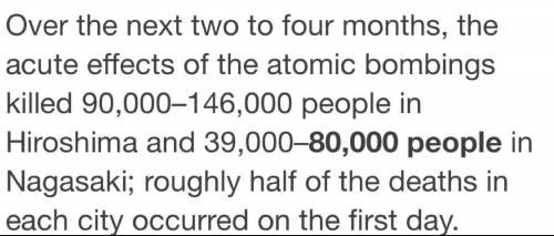 There were an estimated  immediate deaths after the atomic bomb was dropped on hiroshima. a. 15,000
