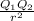 \frac{Q_{1} Q_{2} }{r^{2}  }