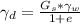 \gamma _d =\frac{G_{s}* \gamma _w }{1+e}