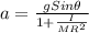 a=\frac{gSin\theta }{1+\frac{I}{MR^{2}}}