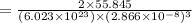 =\frac{2\times 55.845 }{(6.023\times 10^{23})\times (2.866\times 10^{-8})^3}