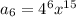 a_{6} =4^{6}x^{15}