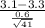 \frac{3.1 -3.3}{\frac{0.6}{\sqrt{41} } }
