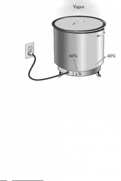 Water is to be boiled at sea level in a 30-cm-diameter stainless steel pan placed on top of a 3-kW e