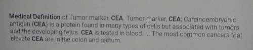 What is definition of cea in medical term