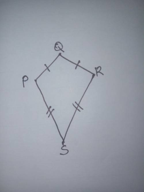 A quadrilateral has no pairs on parallel sides and two pairs of equal length sides. What is the name