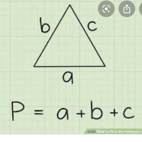 How to find the perimeter on a triangle