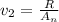 v_2 = \frac{R}{A_n}