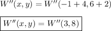 W''(x,y)=W''(-1+4,6+2) \\ \\ \boxed{W''(x,y)=W''(3,8)}