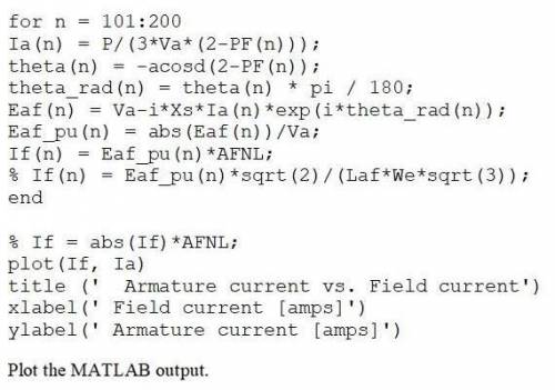 C. For a constant load power of 700 kW, write a MATLAB script to plot the terminal current as a func