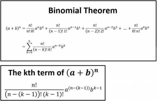 What is the binomial therom ?