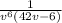 \frac{1}{v^6\left(42v-6\right)}