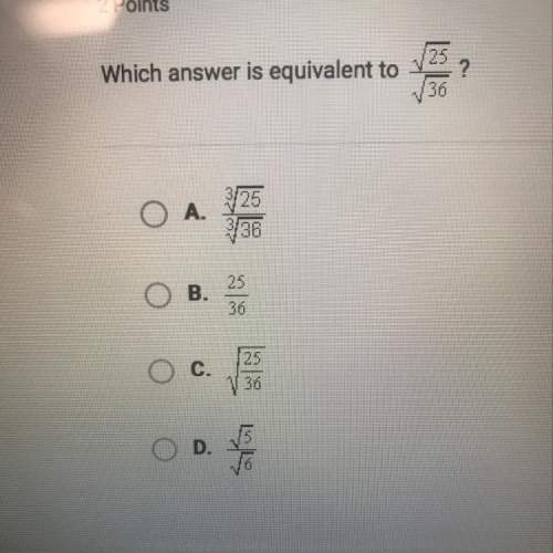 Which answer is equivalent to