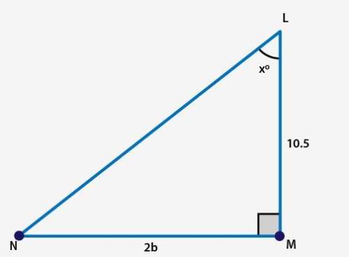 If cot x° = three fourths, what is the value of b?  b = 4 b = 5 b = 6