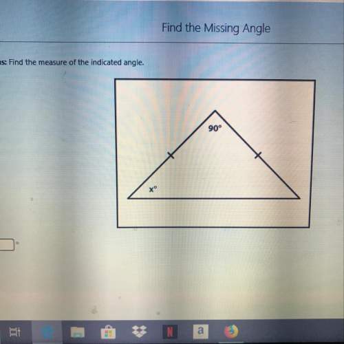 What is the measure of the indicated angle