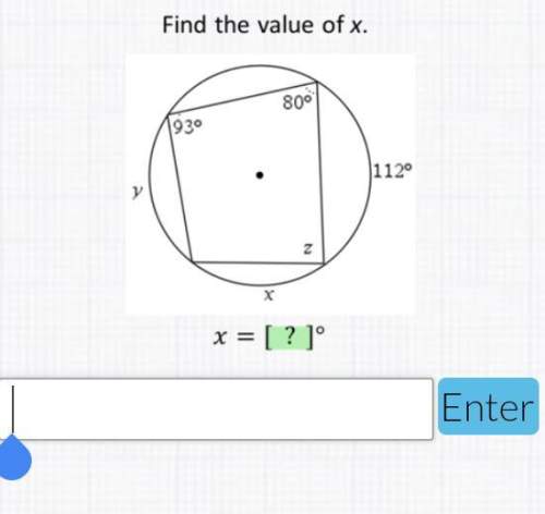 Find the value of x [inscribed angle]
