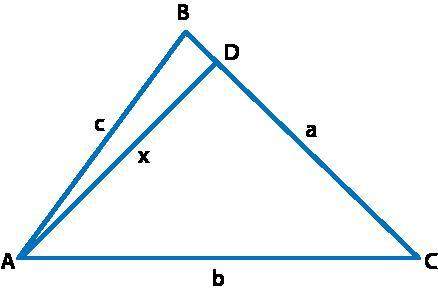 Complete the proof of the law of sines/cosines.given triangle abc with altitude segment