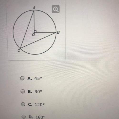 What is the measure of angle abc in the circle shown in the picture?