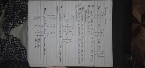 Let a1equals=[Start 3 By 1 Matrix 1st Row 1st Column 1 2nd Row 1st Column 2 3rd Row 1st Column negat