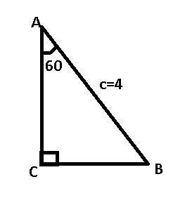 Consider a right triangle with legs of length a and b and hypotenuse of length c and suppose α and β