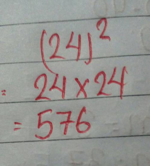 Need help simplify 24^2.
